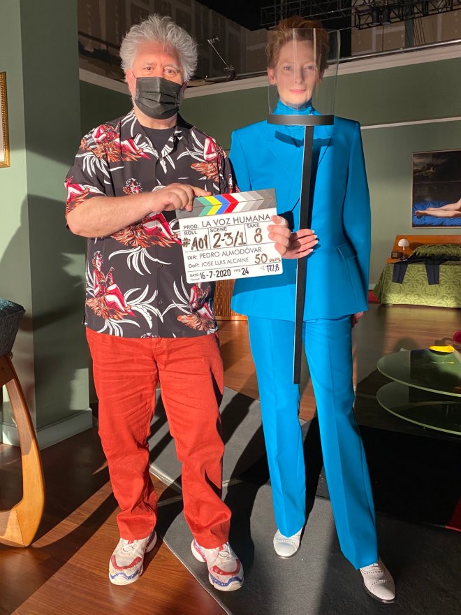 pedro almodovar y tilda swinton 1
