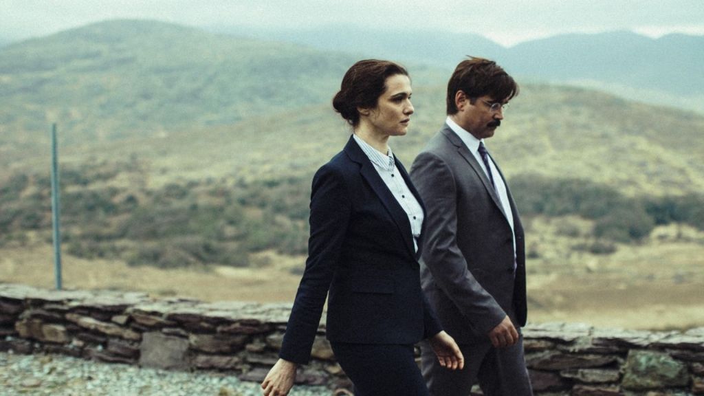 Colin Farrell y Rachel Weisz en The lobster