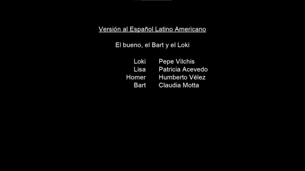Los simpson doblaje loki