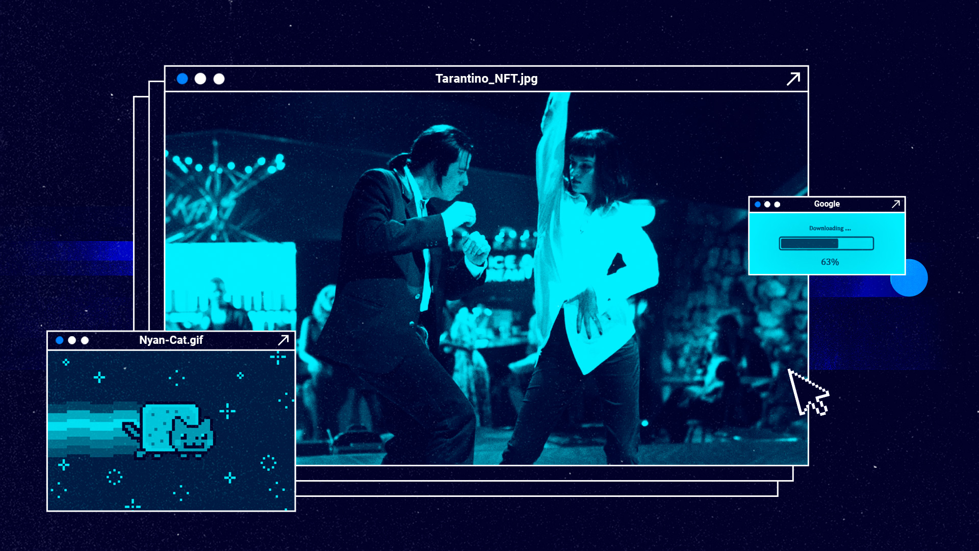 La venta de un NFT de 'Pulp Fiction' y el futuro del cine 3 Tarantino NFT