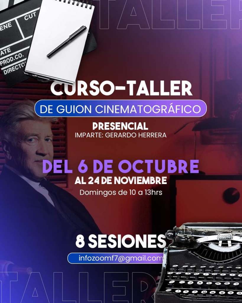 Curso de guion cinematográfico con Gerardo Herrera 1 Curso guion cinematografico en ciudad de mexic 2024